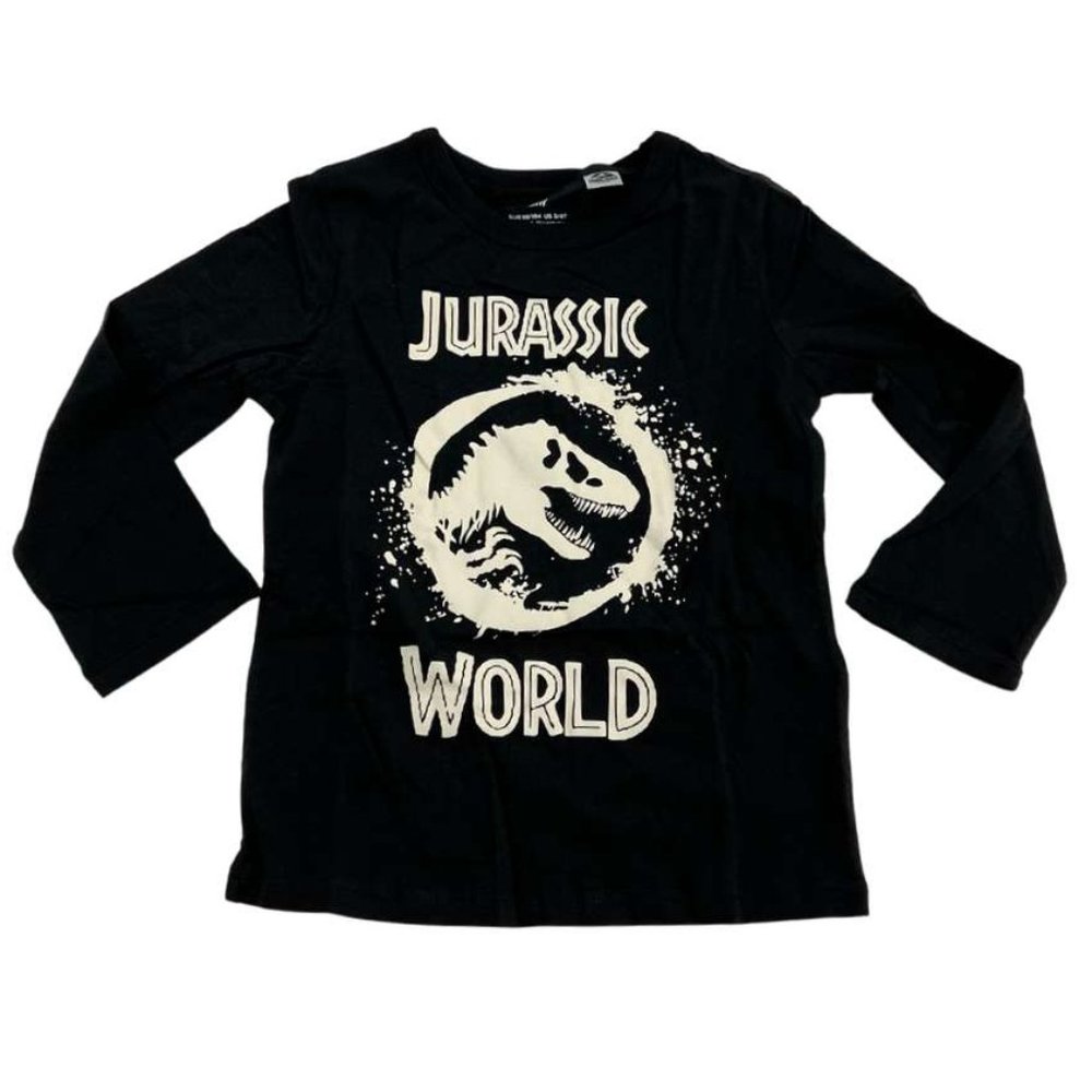 H&M | Boy's Printed Top | Jurassic World | Black | Size 3/4T